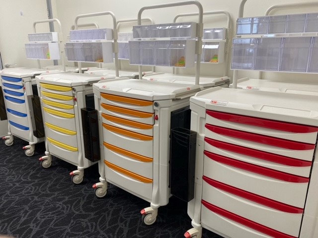 Did you know our Flexline carts come in so many different colors? ❤️💙💛🧡💜💚
Pick a color for every department of your hospital! 
Learn more at hubs.ly/Q029Fx9f0

#healthcare #medicalcarts #medicalsupplies