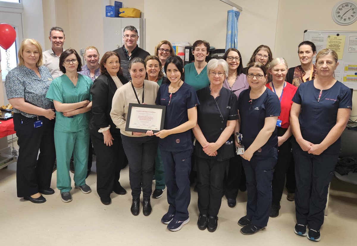Huge congratulations to the Echocardiography Dept in Portiuncula University Hospital who have received international accreditation from the European Society of Cardiology only the third hospital in Ireland to receive this accreditation👏

Full story: saolta.ie/news/portiuncu…