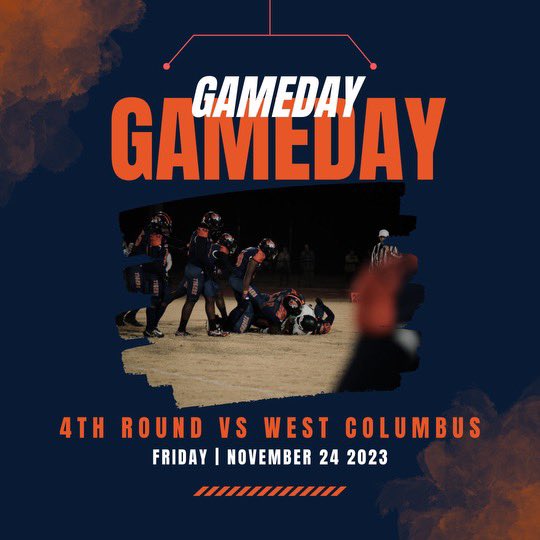 We are traveling to West Columbus to make history today! Game time is 7 pm. The winner plays for the East Regional Championship! Come show your Tiger Pride?!🏈🏆🐅💥