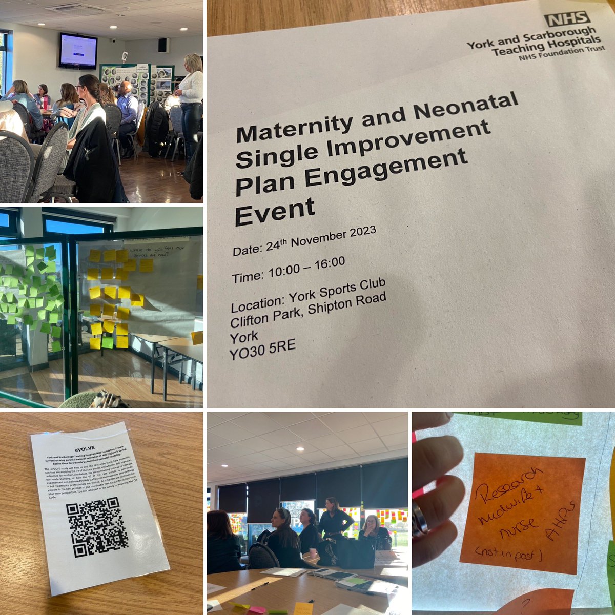 Amazing day collaborating with a room full of inspirational and passionate colleagues. 💙👶🏻 #savingbabieslives #healthcareprofessionals #midwiferyresearch #beapartofresearch @YSTeachingNHS