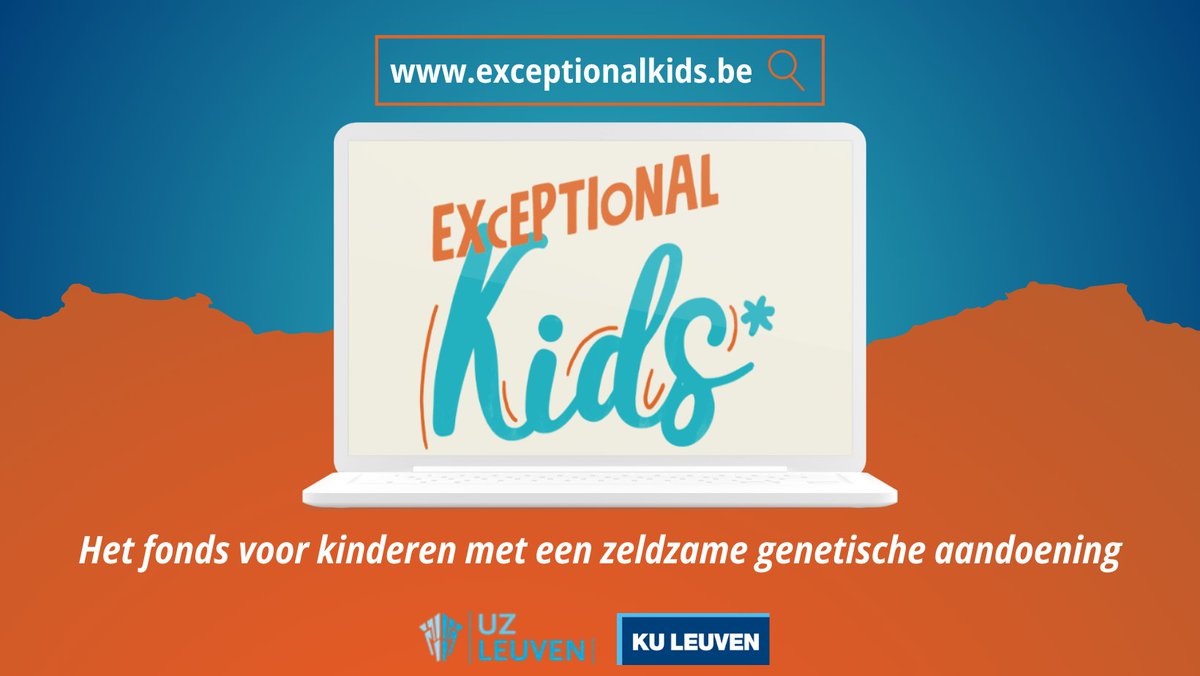 Groot nieuws! Onze gloednieuwe website van #ExceptionalKids staat online! Met de nieuwe site hopen we zeldzame genetische aandoeningen extra in de kijker te zetten en via onderzoek meer inzichten te krijgen. Ontdek er alles over op ww.exceptionalkids.be