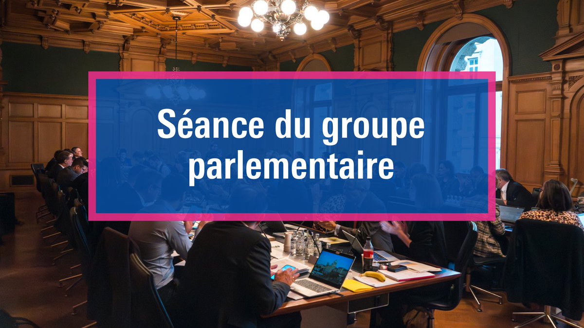 Le groupe libéral-radical a aujourd'hui : 🔵réélu @CottierDamien à la présidence du groupe (VP @SchneeDani67 & Hans Wicki) 🔵nominé @MajaRiniker pour la 1ère vice-présidence du Conseil national 🔵nominé @AndreaCaroniAR pour la 1ère vice-présidence du Conseil des Etats 1/2