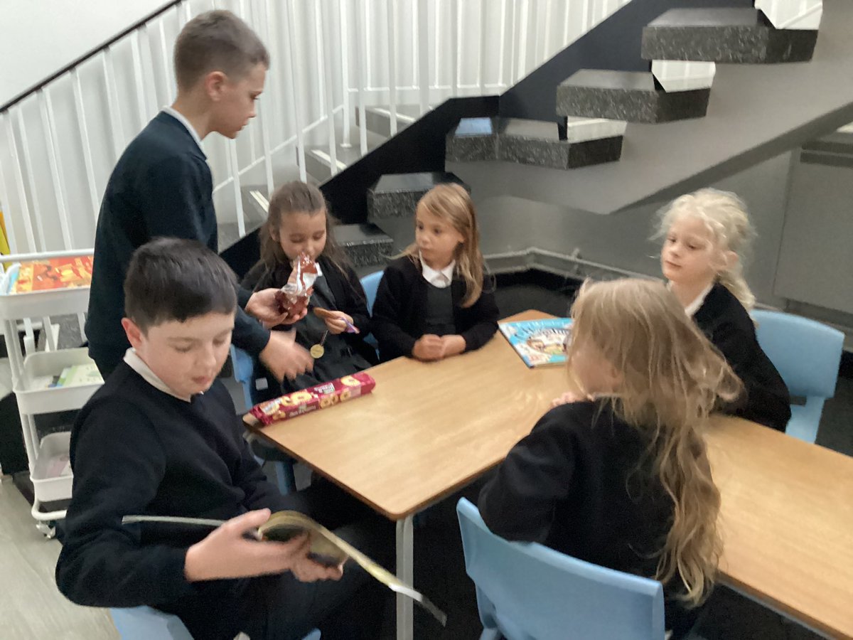 Our reading ambassadors love taking their reading groups during books and biscuits #reading #booksandbiscuits #readingforpleasure