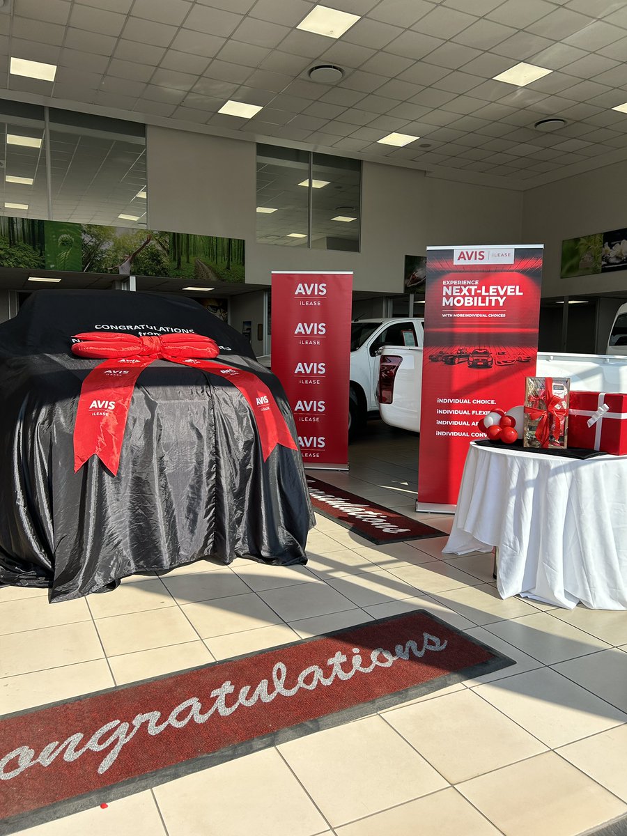 AvisSouthAfrica's tweet photo. Congratulations to our first iLease customer🎊! Thank you for choosing us as your leasing partner and for being part of the journey towards greater mobility and convenience.
#AvisiLease #inspiringbetterjourneys #NextLevelMobility #AVIS https://t.co/AXmXues4Nv