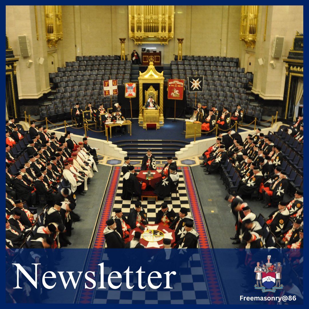 Get that #FridayFeeling with this week's Freemasonry@86 News update! 📰 Stay up to date with the latest happenings in the Freemasonry community and gain insights into the Companion Orders' activities. 🌟 Read the full newsletter by clicking here - drive.google.com/file/d/1tzzf4n…
