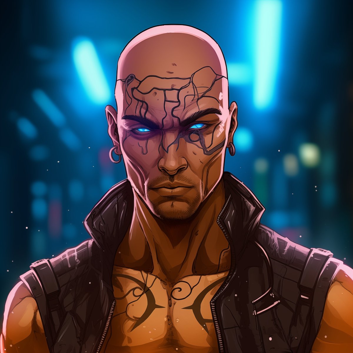 Edge of humanity ai - is a collection made by 1/1 artificial intelligence based on the original collection EOH
We paid tribute to the work of the artist and made this collection similar to the original, but reinterpreted by artificial intelligence.