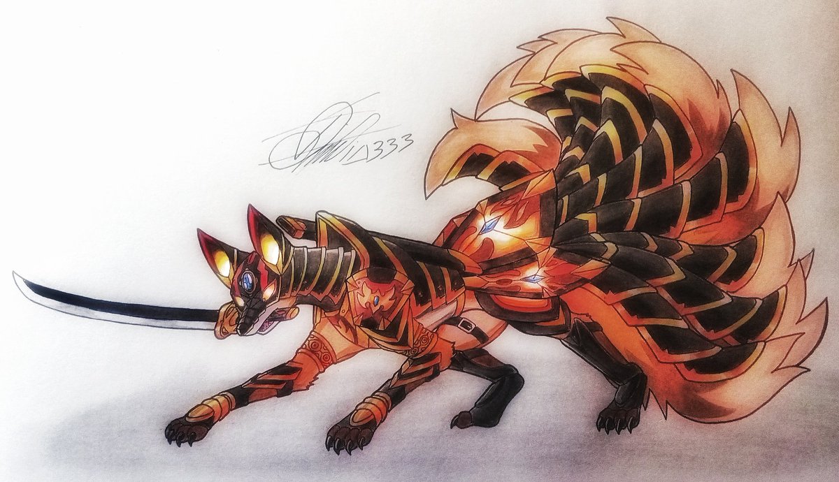 iDeltaSarc333's tweet photo. ∆Regular Commission Arts∆
=Foxxi "Jirachi War Era Ver."=
Commissioned by @Espeon_Nyxcha
Thank you for Commissioning me and Hope You Like it
#Pokemon
#Pokesona
#Ninetales
#WarArmor
#TraditionalArt
#commissionsopen https://t.co/Efy1tYJPZf