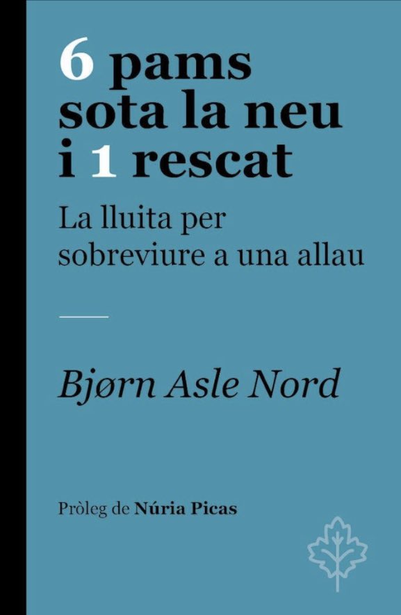 La meva sogra, la primera persona que llegeix els llibres que escric, ha començat ‘6 pams de neu i 1 rescat’ de @banord i @simbol_editors 
De moment, el pròleg de @NuriaPicas li ha encantat. Felicitats, Núria!