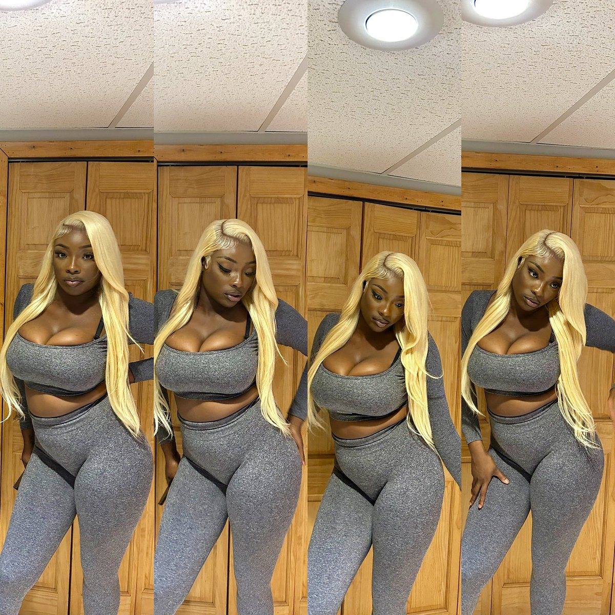chinalashi's tweet image. Blonde hair 👱🏾‍♀️