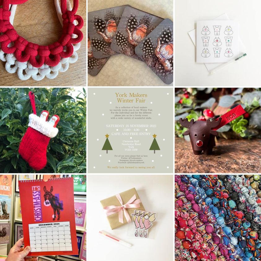 We simply cannot wait to see you all at our #yorkmakerswinterfair tomorrow from 10-4pm at Clements Hall, #York. Please message if you have any questions if not we will see you there!
#yorkmakers #shopindie #shoplocal #shopsmall #justacard