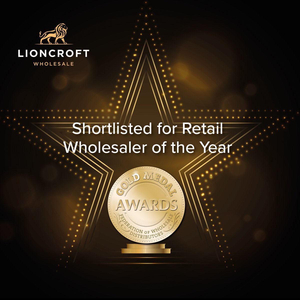 LionCroft2023's tweet photo. The FWD Gold Medal Awards 2023 are just around the corner, and we're thrilled to be shortlisted for the Retail Wholesaler of the Year award!

This prestigious recognition honors the exceptional achievements of wholesale businesses across the UK.

Wish us luck! https://t.co/SaKYKZ84kz