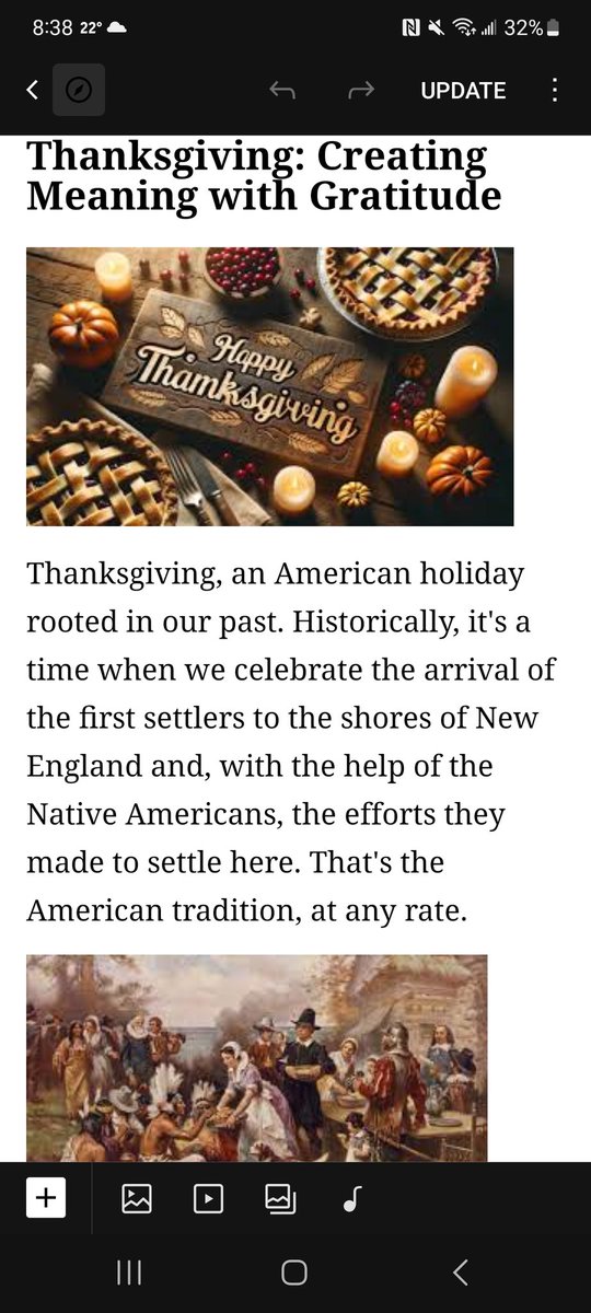 A day late, but there's another post  up on the blog about the way gratitude can help us create meaning. findingmeaning2.wordpress.com/2023/11/22/tha… here's the link, let me know your thoughts! #Gratitude #Thanksgiving #findingmeaning #blog #blogger
