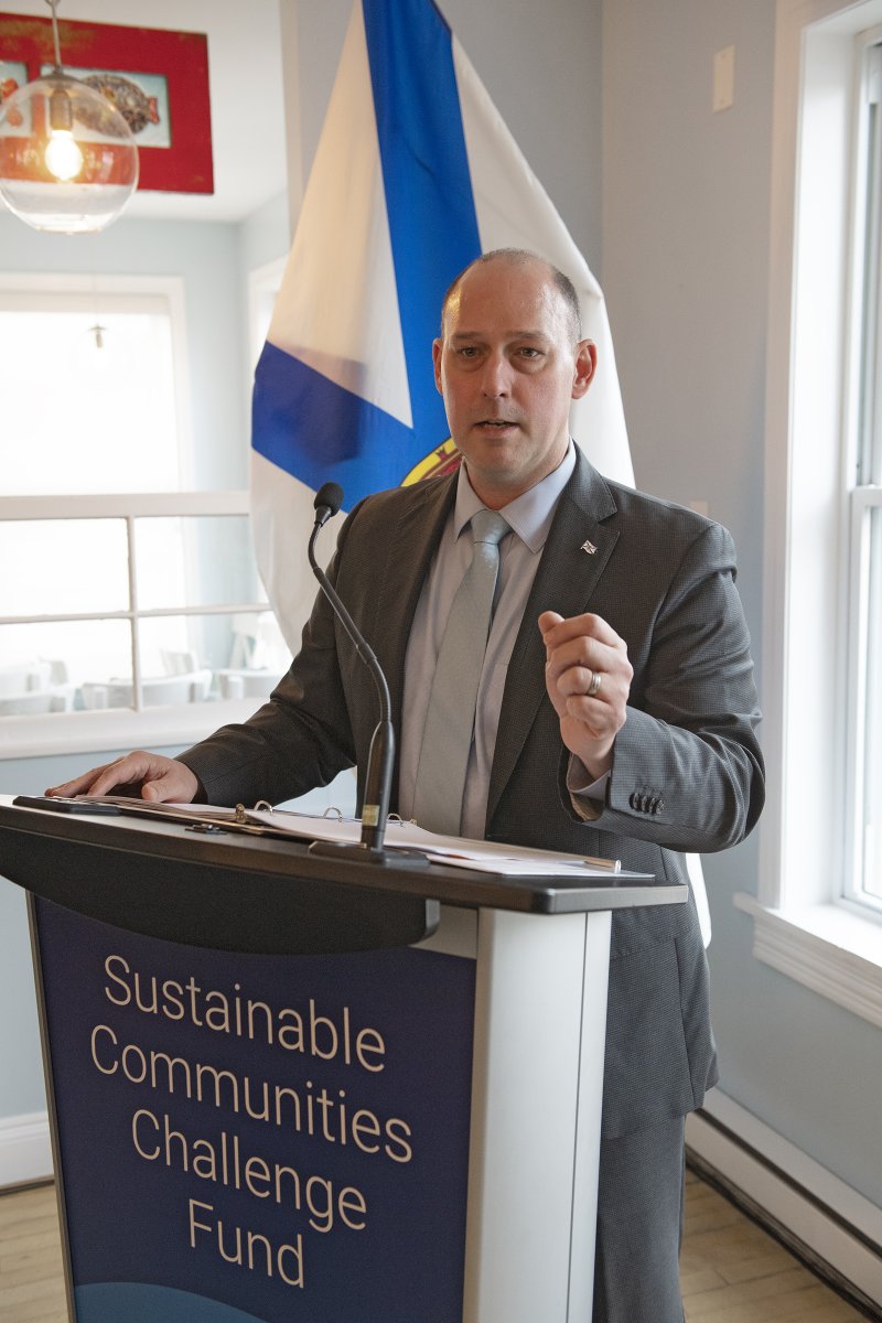 Sustainable Communities Challenge Fund (@nschallengefund) on Twitter photo Yesterday, we had the pleasure of joining Minister <a href="/TimothyHalman/">Timothy Halman</a>, the team at <a href="/ns_environment/">NS Environment and Climate Change</a> and more to announce funding for 7 different projects, totaling $2.4M to combat and prepare for climate change. Yesterday, we had the pleasure of joining Minister <a href="/TimothyHalman/">Timothy Halman</a>, the team at <a href="/ns_environment/">NS Environment and Climate Change</a> and more to announce funding for 7 different projects, totaling $2.4M to combat and prepare for climate change.