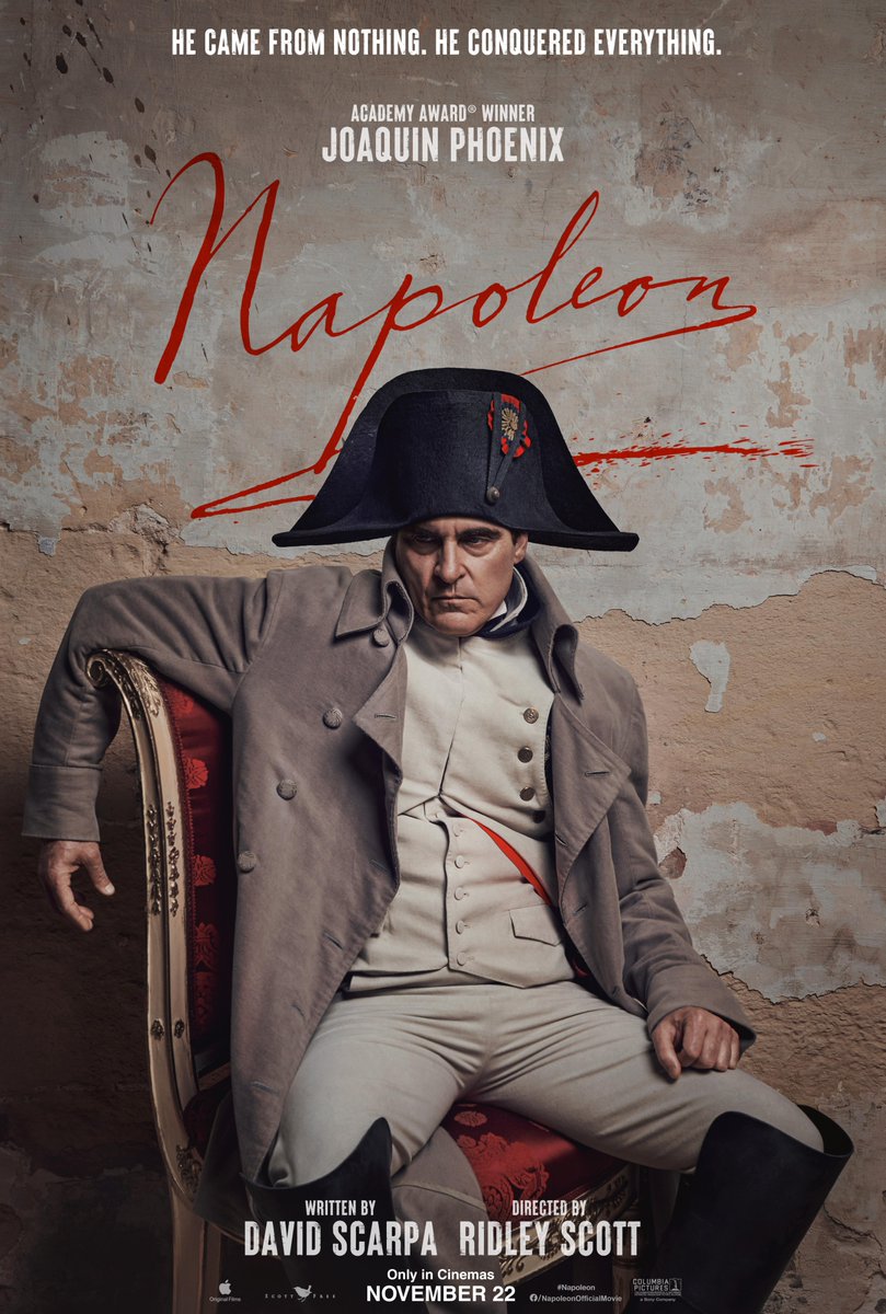 MultimediaPop's tweet image. NoticiasPOP | Se cansó de conquistar territorios, ¡ahora viene por las salas de todos los cines!💂🏽‍♂️

Desde el 22 de noviembre está disponible #NAPOLEÓN, la película dirigida por #RidleyScott que retrata la vida del gran emperador francés y su esposa.