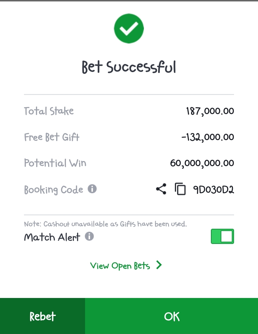 Maxvayshia™ on X: Woke up to this; One ticket, 28 games, 188 odds