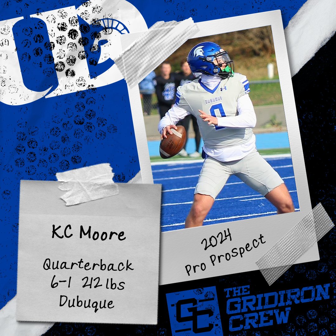 ⚠️ Attention Pro Scouts, Coaches, and GMs ⚠️

You need to look at 2024 Pro Prospect, KC Moore <a href="/kaaaaccceee/">kc moore</a>, a QB from <a href="/DubuqueFootball/">Spartan Football</a>

👀 See our Interview: thegridironcrew.com/kc-moore-2024-…

#2024ProProspect #DraftTwitter #NFLDraft #NFL #CFLDraft #CFL #ProFootball 🏈