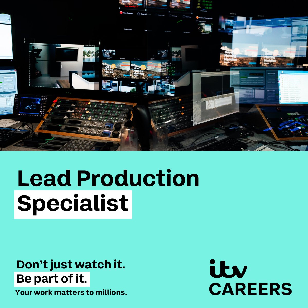 ITVCareers's tweet image. CLOSING SOON!

ITV News Meridian have an exciting new opportunity for a Lead Production Specialist to join their news team based in Whiteley.

Apply and be part of it: lhrc1a.rfer.us/ITVz344PC

Closing date: 28th November 2023

#ITVjobs #ITVcareers #ITVnews