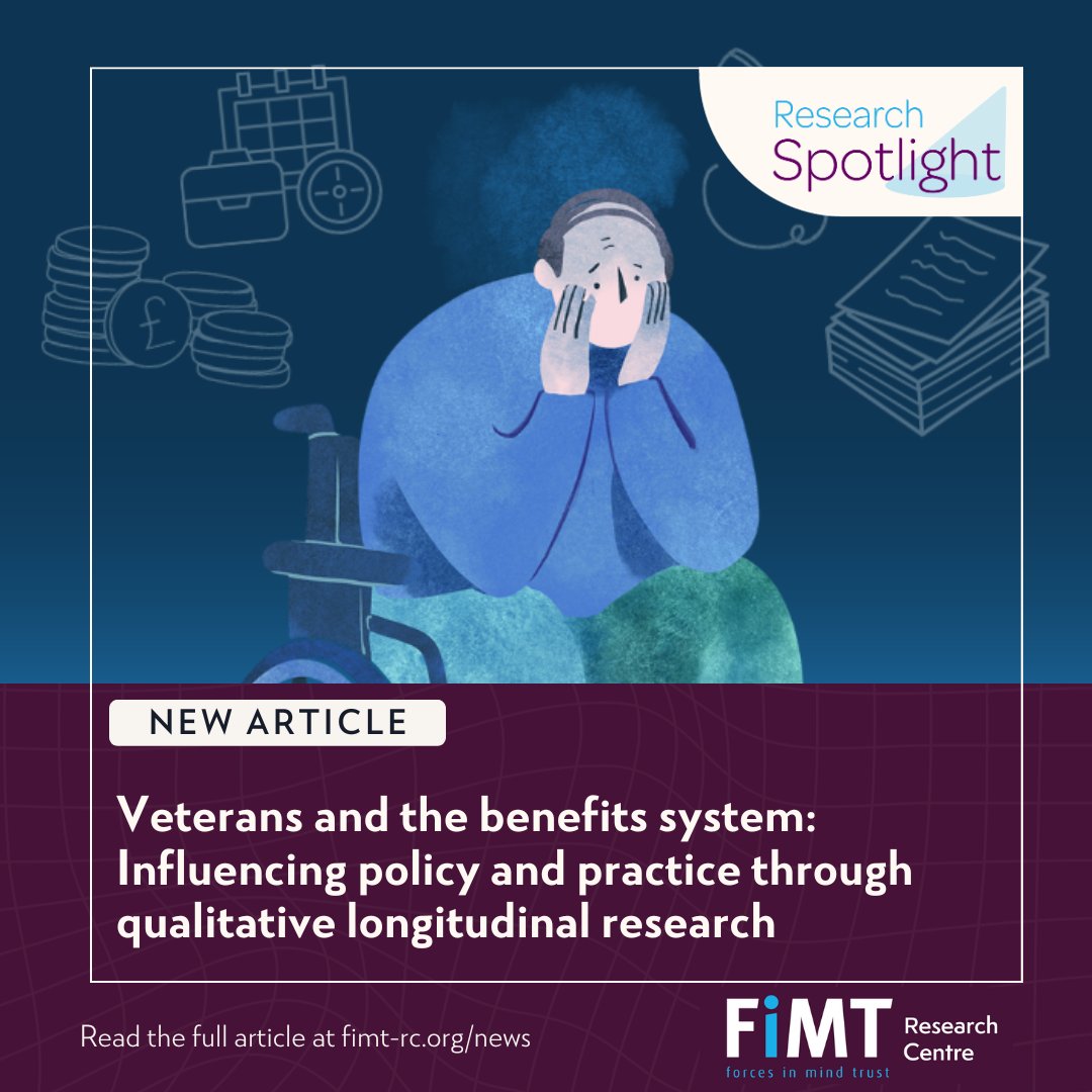 Our new Research Spotlight is live! We hear from @lisa_scullion on the Sanctions, Support and Service Leavers project, highlighting challenges Veterans face in benefits systems access and calling for trauma-informed principles within the UK benefits system fimt-rc.org/news/20231122-…