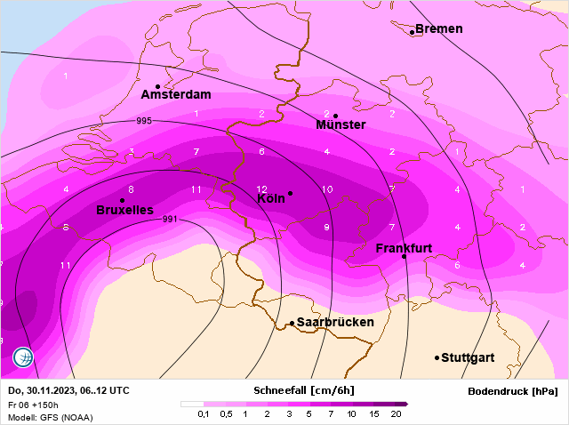 PvForecast's tweet photo. #sneeuw donderdag gfs6z #TheWinterKing #thewinterattack https://t.co/JjnIvZHsZE