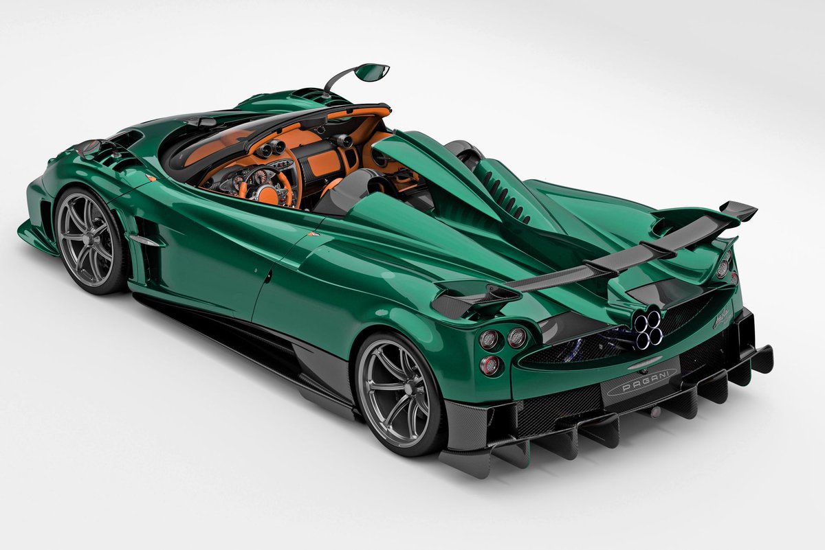 PaganiofDallas's tweet photo. It is not afraid of the track, but it is built for the road.

Hyper-fast. Hyper-light. Hyper-tech.

You asked for it, you waited for it, and here it is.

It is the Imola Roadster.

Right from the Pagani Grandi Complicazioni division.

#Pagani #PaganiAutomobili #ImolaRoadster https://t.co/2yb1xL77iN