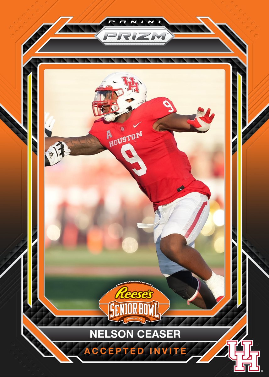 OFFICIAL! DL Nelson Ceaser @IAMNPC3_ from @UHCougarFB has accepted his invitation to the 2024 Reese's Senior Bowl 👏👏👏 #GoCoogs #TheDraftStartsInMOBILE™️ @JimNagy_SB @PaniniAmerica #RatedRookie