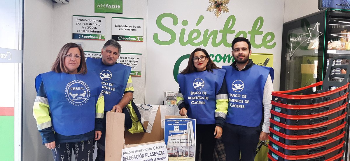 El hambre no se ve.

Por eso, hoy sumamos nuestras fuerzas a la #GranRecogidadeAlimentos2023
de <a href="/fesbal_org/">Federación Española de Bancos de Alimentos-FESBAL</a> .

En #Aquanex nos unimos a la lucha por un mundo mejor🌍, un mundo más solidario.

<a href="/Ayto_Plasencia/">Ayto. de Plasencia</a> <a href="/DBDAPlasencia/">Banco Alimentos Plas</a> #UTEServiciodeAguasdePlasencia