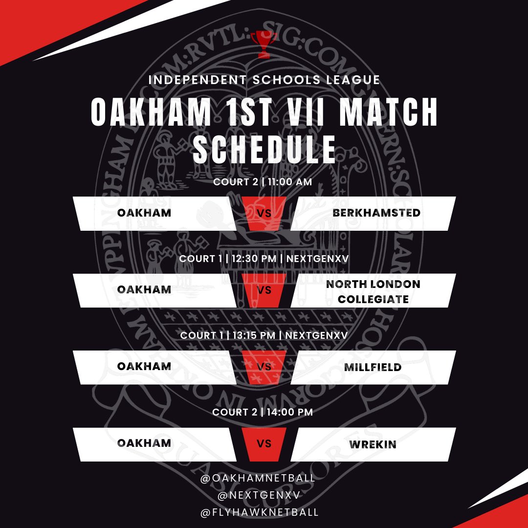 👏🏻We’re excited about this one👏🏻

Thank you to <a href="/MillfieldNetbal/">Millfield Netball</a> for inviting us to the launch of the Independent Schools League! It is a privilege to be asked play against such strong teams.
<a href="/NextGenXV/">NextGenXV</a> will be live streaming Court 1 with live commentary, you won’t want to miss it