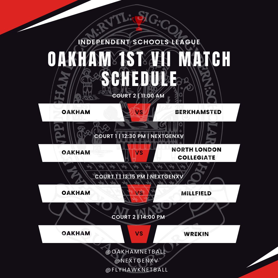 👏🏻We’re excited about this one👏🏻 Thank you to @MillfieldNetbal for inviting us to the launch of the Independent Schools League! It is a privilege to be asked play against such strong teams. @NextGenXV will be live streaming Court 1 with live commentary, you won’t want to miss it