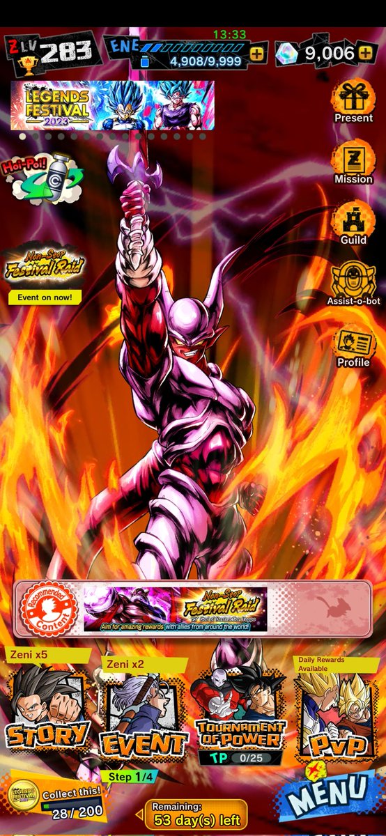 Xcrrr7_'s tweet photo. @DBZoom_YT Had This before summning https://t.co/yUSKnVjWPv