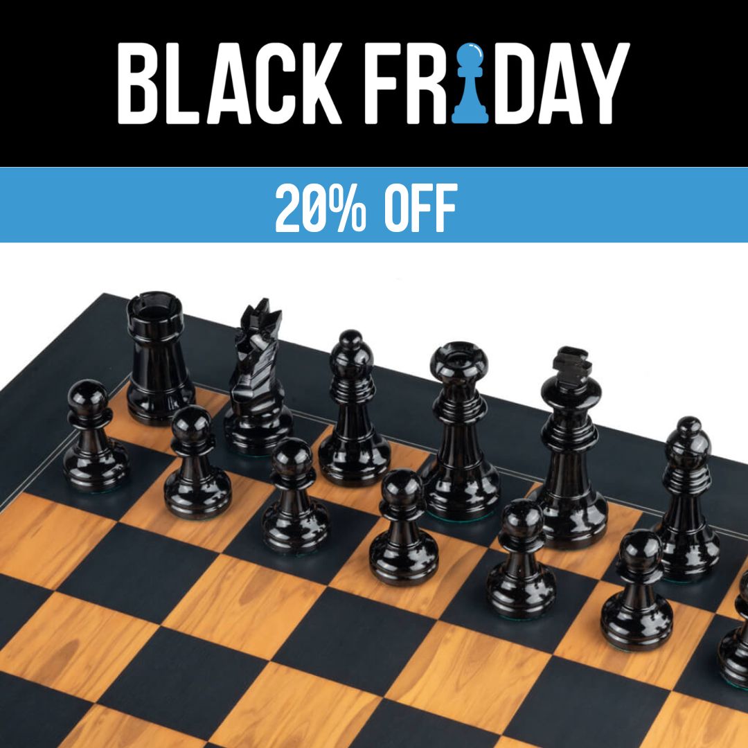 BLACK FRIDAY 💙♟️ -20% en todo nuestro ajedrez artesanal. Que no te den Jaque Mate, solo hasta el lunes 27 o terminar unidades en oferta. Entra ahora: chessis.art/es/collections…