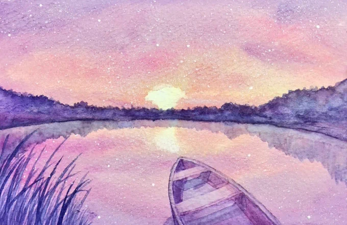 風景画での活動も復活させたいので、久々に水彩紙を買いました  こういった絵の投稿も今後増えるかと思いますが、よろしくお願いします