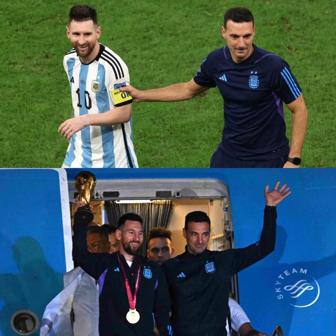 NacionDMX's tweet photo. ÚLTIMA HORA 🇦🇷

Desde Argentina confirman que si Scaloni termina su ciclo con la albiceleste, Leo Messi anunciará su retiro de la Selección Argentina de inmediato 🇦🇷

#Futbol #Fútbol #seleccionargentina #Argentina #Messi #LeoMessi #Scaloni https://t.co/gaviFkX2Nv