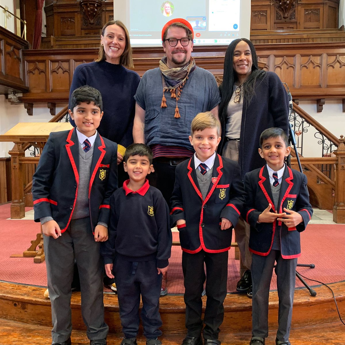 Congratulations to all the boys who participated in the Regional Finals of the @BlvueGroup Speech Competition. We are pleased to announce that two of our pupils Aari and Dhruv have secured a spot in the finals next month 👏🎤 #goodluck