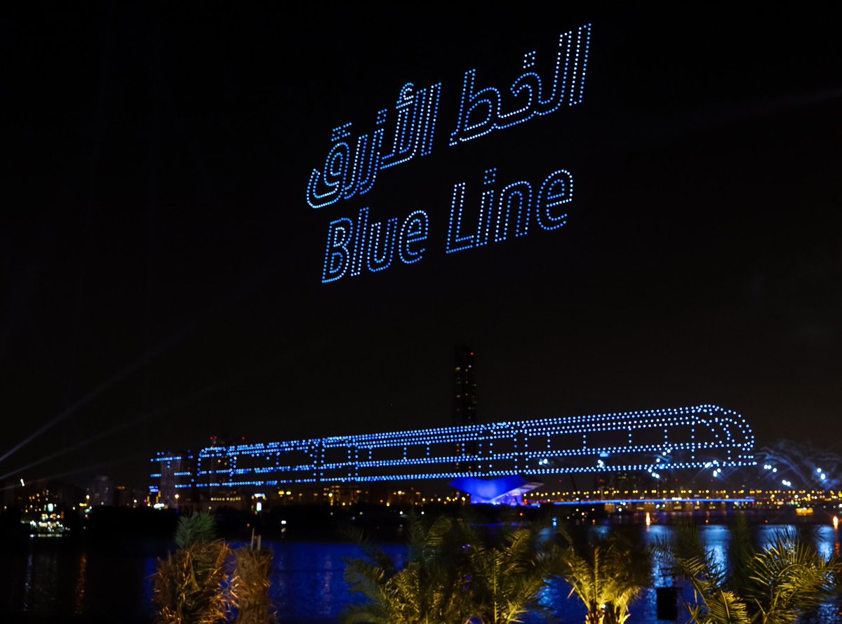 a new chapter in Dubai's development and sustainable transportation by approving the 30km Blue Line for the Dubai Metro, featuring 14 stations. The line spans Dubai Creek and hosts the metro network's largest underground station. A heartfelt appreciation goes out to the Roads