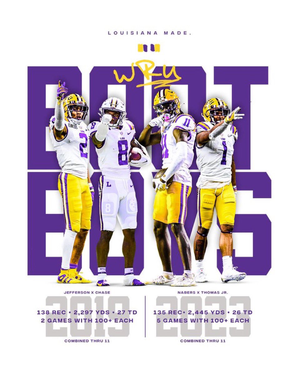 Said it once, I’ll say it again. If you wanna be elite, just let me know. #WRTS #LsuFootball