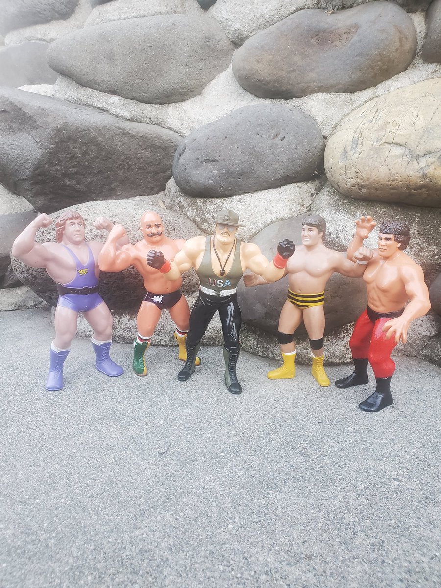 🔴🔵#hWoWarGames 🔴🔵

For #hWoFigureFriday I've assembled 3 teams of LJN Figures- Hogan's 5 1st Foes of Mania, Smash & the 4 Faces of Ax, & 5 Verne Gagne Grads.
All my best to the Wrestling Figure Fans of the hWo
#SurvivorSeries    #WarGames
#hWo #HasbroWorldOrder