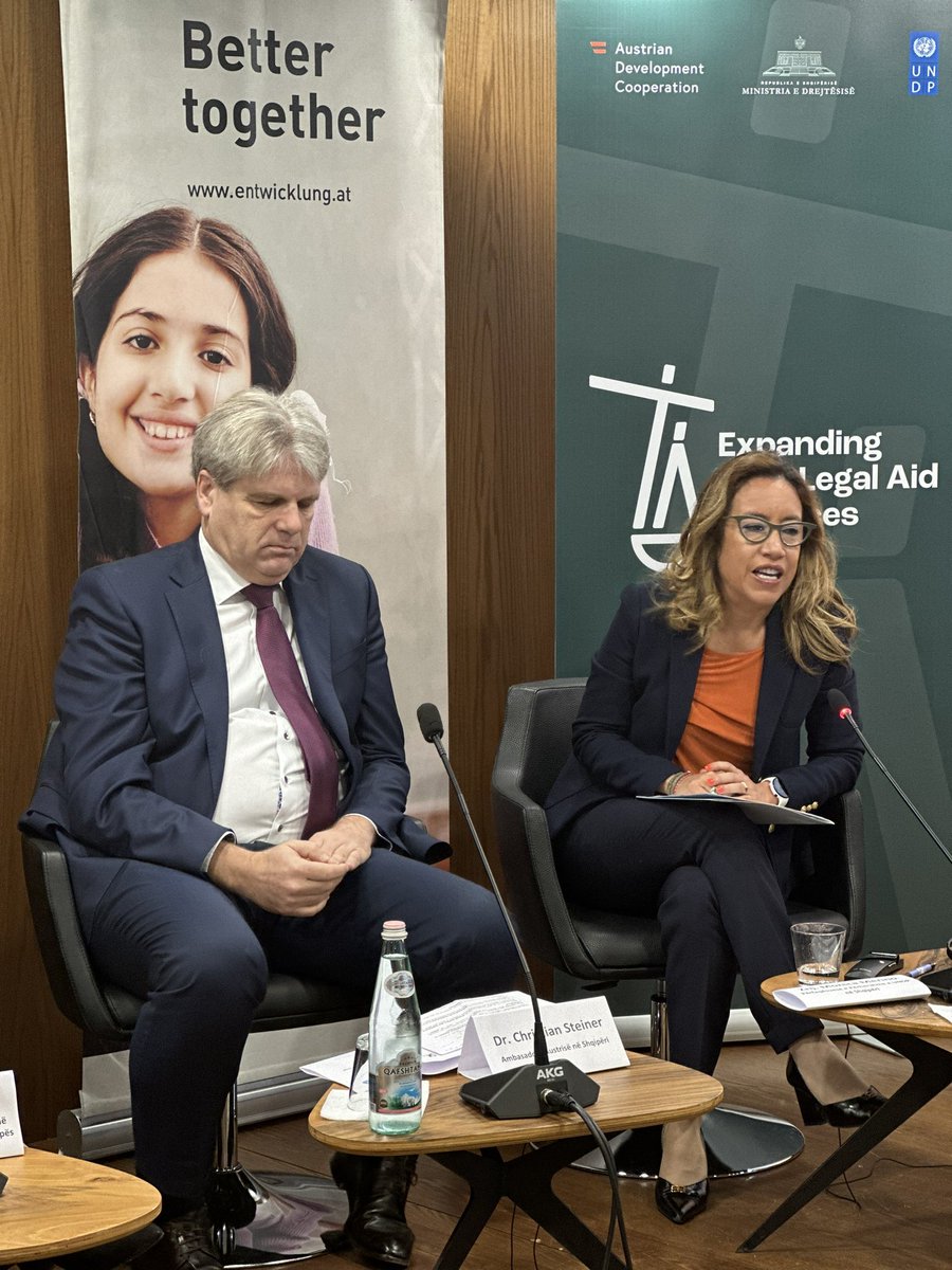 UNDPAlbania's tweet photo. In cooperation w/ @AustriainALB, @ADCinAlbania &amp;”Different &amp; Equal,' we organized an open forum to discuss access to justice 4 women&amp;girls-victims of domestic violence. As we kick off #16Days, the  forum brought tgth key partners in the provision of free legal aid services in 🇦🇱 https://t.co/NvXdifBqDF