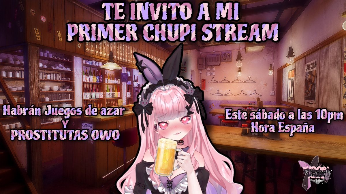 katenwn_'s tweet photo. Te invito a mi primer chupi stream, gracias por acompañarme en este extensible que duró mas de lo que pensé, así que fan de vtuber en que falte🥰 https://t.co/pt6q4LH3EU