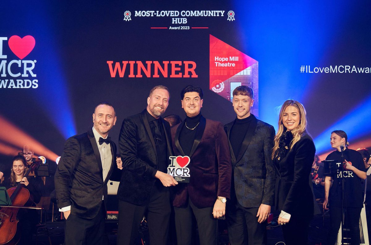 Last Night we attended the #ILoveMCRAwards and received the Most-Loved Community Hub Award!❤️

We were overjoyed to be the recipient of this award and can’t Thank Everyone enough for voting for us⚙️