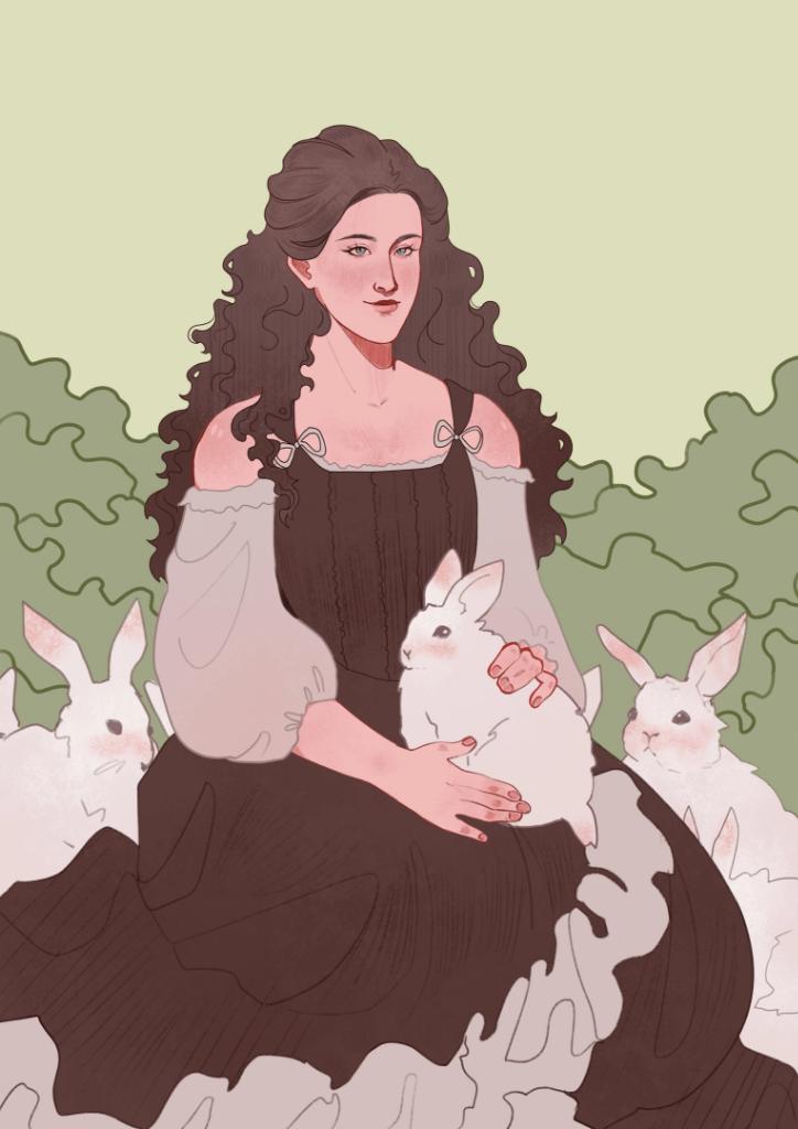 iiiuuupp's tweet image. нарисовала Софико Тику с кролями