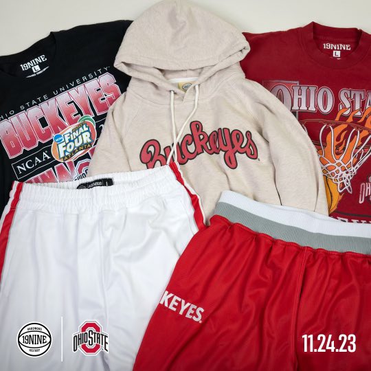 19nine (@19nine_threads) on Twitter photo Our <a href="/OhioStateHoops/">Ohio State Hoops</a> collection is now live at 19nine.com! Get ready for the season in our ‘92 Legacy shorts and more, plus Free Shipping! Our <a href="/OhioStateHoops/">Ohio State Hoops</a> collection is now live at 19nine.com! Get ready for the season in our ‘92 Legacy shorts and more, plus Free Shipping!