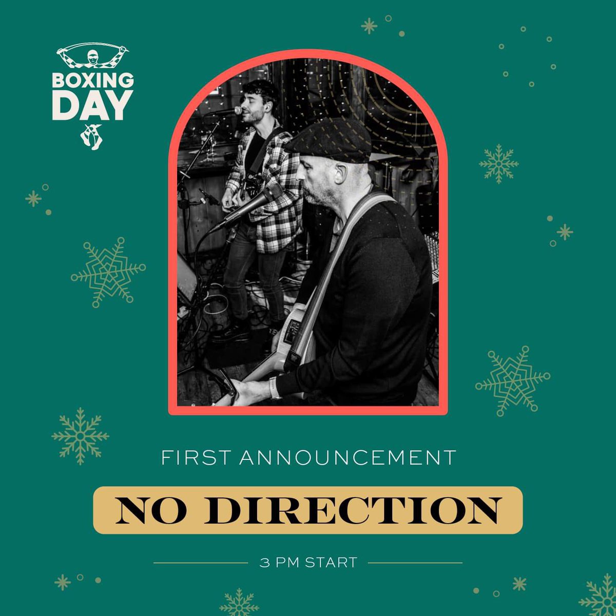 Aberavon_Quins's tweet photo. 🚨 BOXING DAY 🚨 
The first of our BOXING DAY ANNOUNCEMENTS as we will start the day off with……. NO DIRECTION at 3pm 🎉 🎶 🎸 

We still have another 2 announcements for Boxing Day coming up in the next few days 👀
So keep your eyes peeled!

TICKET SALE TO BE ANNOUNCED 🔴⚫️ https://t.co/5V5SeViogs