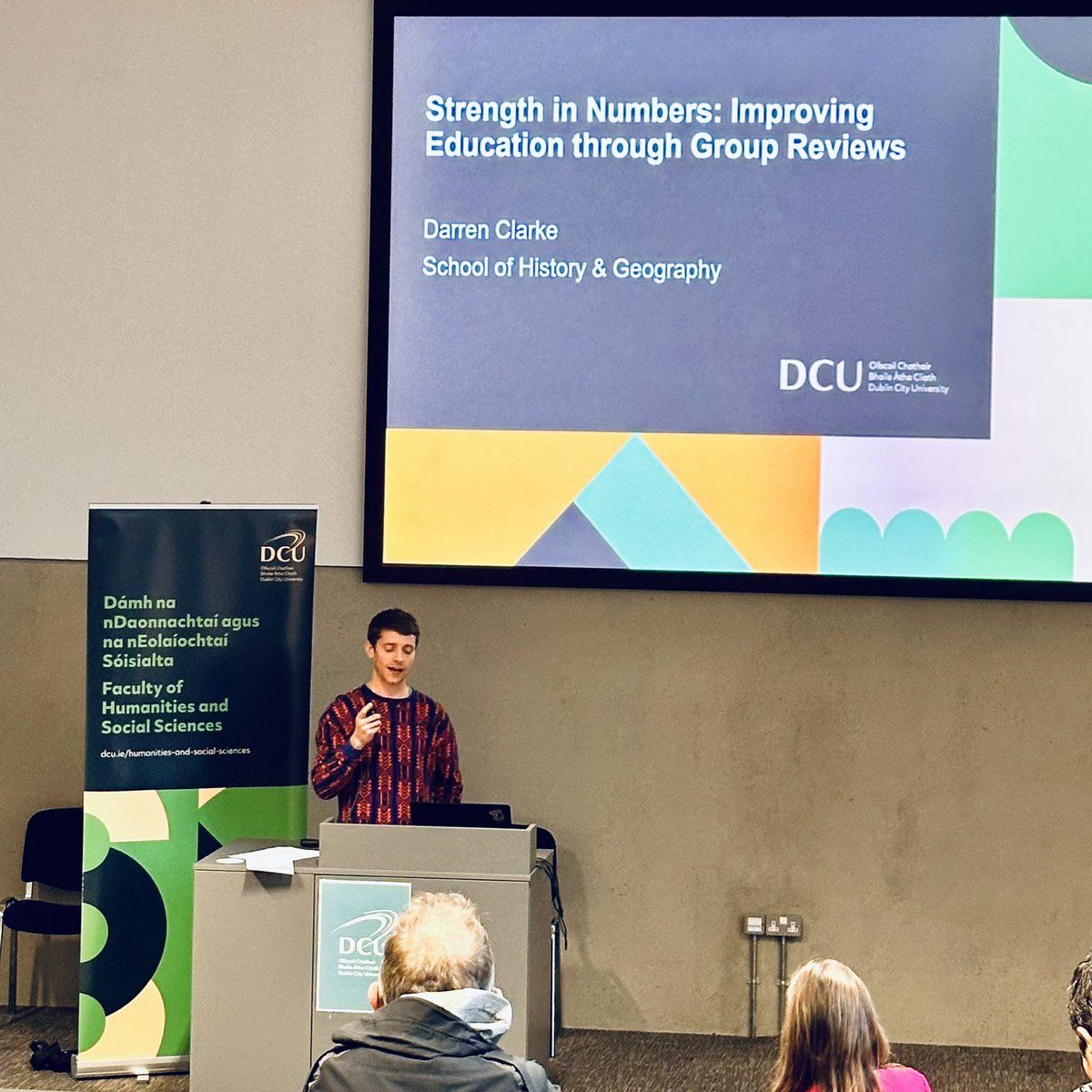 Rob L (he/him) (@lowneyrob) on Twitter photo And now at the <a href="/HumanitiesDCU/">Faculty of Humanities & Social Sciences @ DCU</a> teaching and learning event, @darrenclarke123 speaks about his experience of allowing students to review each other’s performance in group work, using a <a href="/moodle/">Moodle | Online learning, delivered your way.</a> plugin “Peerwork” developed by <a href="/CityUniLondon/">Anna</a> And now at the <a href="/HumanitiesDCU/">Faculty of Humanities & Social Sciences @ DCU</a> teaching and learning event, @darrenclarke123 speaks about his experience of allowing students to review each other’s performance in group work, using a <a href="/moodle/">Moodle | Online learning, delivered your way.</a> plugin “Peerwork” developed by <a href="/CityUniLondon/">Anna</a>