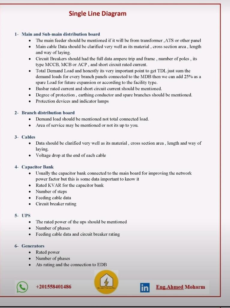 ahmedelder5's tweet image. Single Line Diagram Notes
Very useful for electrical engineer
#كبسولات_كهربا
#electrical_engineer