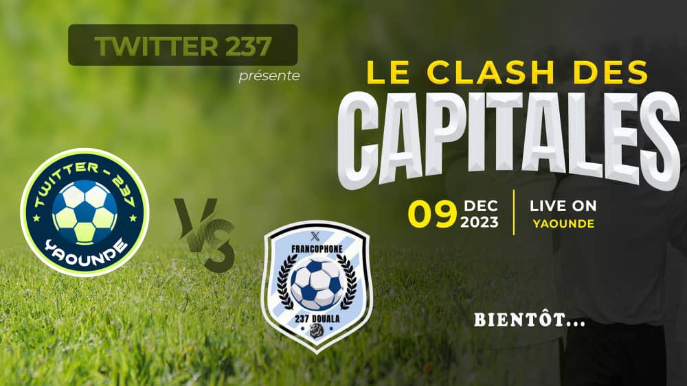 anneBangteke's tweet photo. Cette histoire mérite un trophée !
Tic tac tic tac
La confrontation légendaire
⚽️⚽️⚽️⚽️⚽️⚽️⚽️⚽️⚽️
#LeClashDesCapitales https://t.co/0gyXpNZlcB