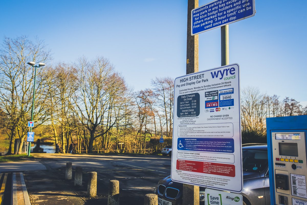 We are offering free parking up to three hours (two on Rough Lea Road and North Promenade in Cleveleys) every Friday and Saturday in December leading up to Christmas. Read more wyre.gov.uk/news/article/4…