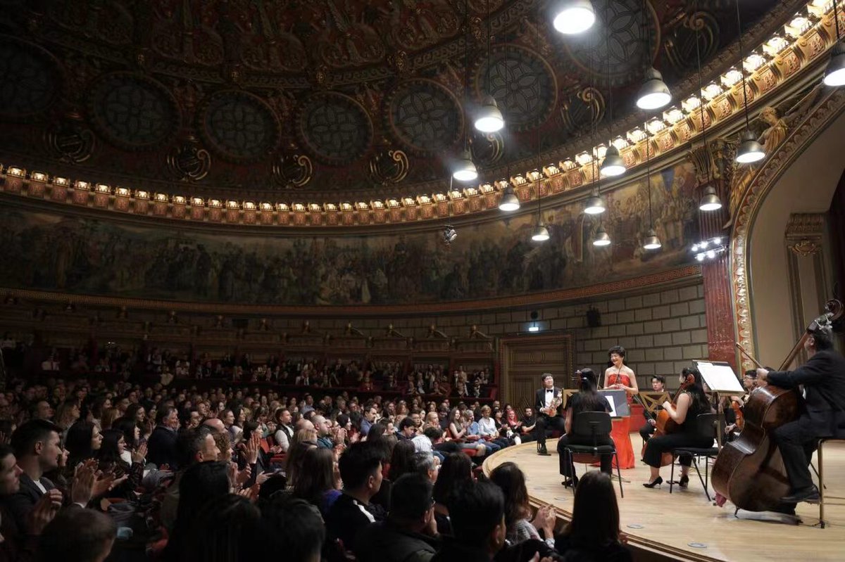 WangLutongMFA's tweet photo. #HongKong String Orchestra made a tour to #Greece, #Bulgaria, #Serbia, and #Romania from 9 to 19 Nov. Music is a universal language. The excellent concerts transmitted musical culture and promoted people-to-people exchanges between #China and #CEECs. https://t.co/1oycyNliEP