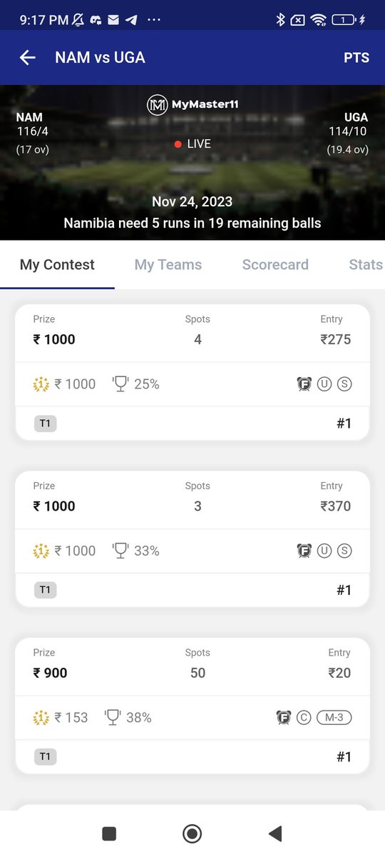 Fantasy Cricket Pro 🏏 (Viren Hemrajani) tweet media