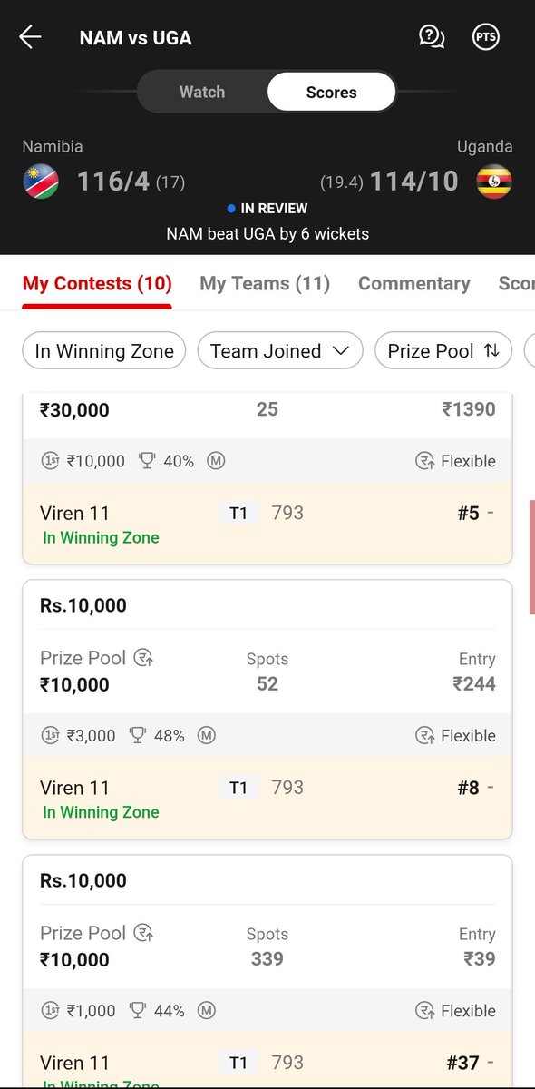 Fantasy Cricket Pro 🏏 (Viren Hemrajani) tweet media