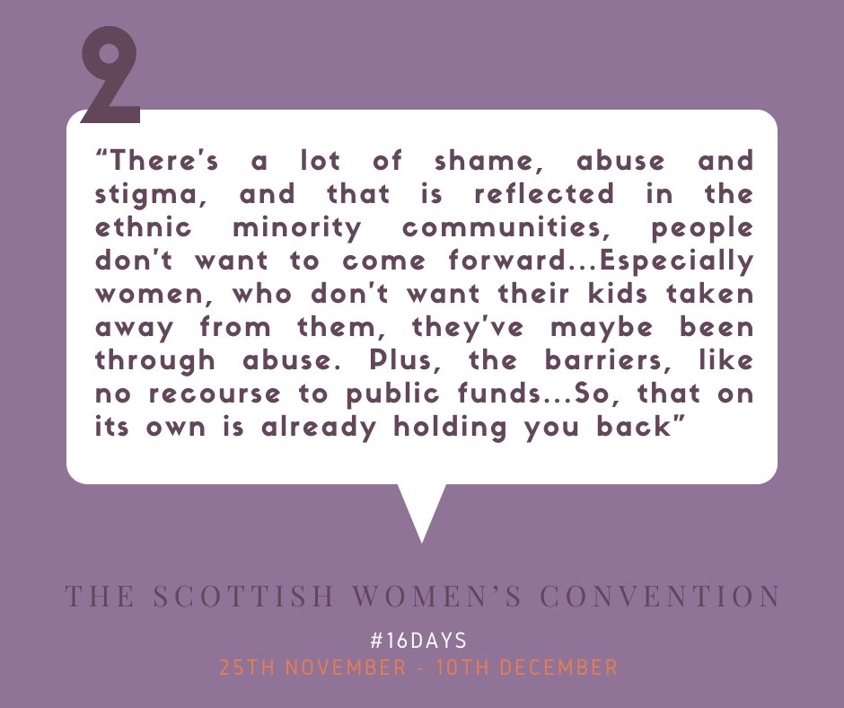 🟧Day 2 of #16DaysOfActivism Without adequate social protections, BAME women might be more vulnerable to other forms of gender-based violence. #16Days